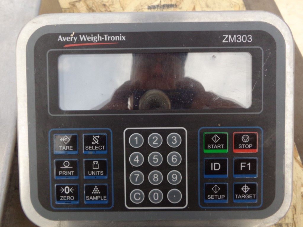 Avery Weigh-Tronix #ZM303-SD1, Programmable Scale, 13-3/4" x 12-1/4" S/S Platform - Image 2