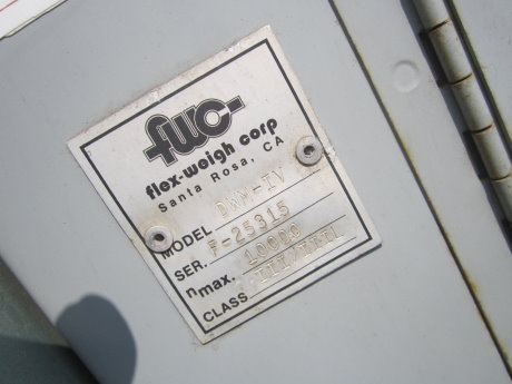 10000 lb. Flex Weigh #DWMIV, Weigh Scale, w/electrical panel, on stand - Image 4