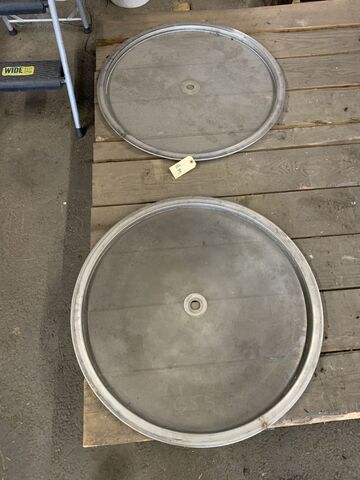 30" Sweco, Replacement Screens, Stainless Steel, w/center hole - Image 1