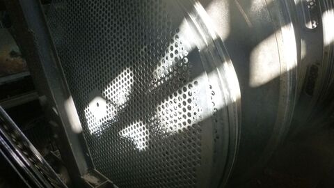 60" Sweco, Perforated Plate Screen, (8) 3/4" diameter, (10) heavy duty 3/4" diameter & (1) 1" diameter Holes - Image 3