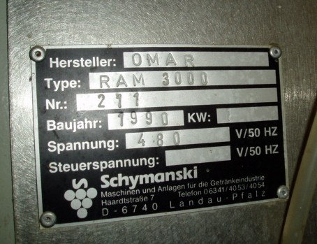 Schymanski type #Ram-3000, wine capsule applicator, single head, semi-automatic, bottle gripper, bottle - Image 3