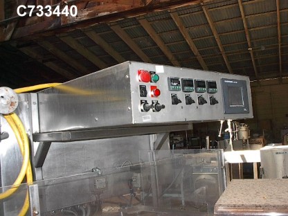 Orics #1000-MCTS, Continuous Motion Tray Sealer, 300 trays/min., 14" width web, 12" width x 12' L infeed - Image 2