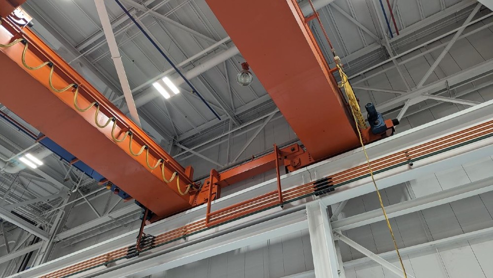 100/15 Ton, Ace, 96'0" Span, 26' lift, class D, radio/pendant, VFD all motions, 2012, rotating hook block - Image 4