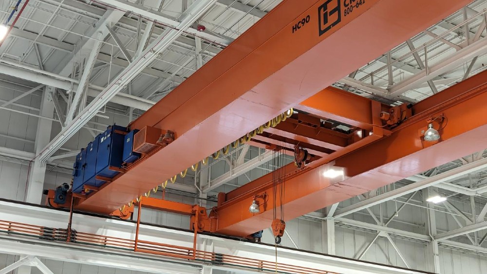 100/15 Ton, Ace, 96'0" Span, 26' lift, class D, radio/pendant, VFD all motions, 2012, rotating hook block - Image 3