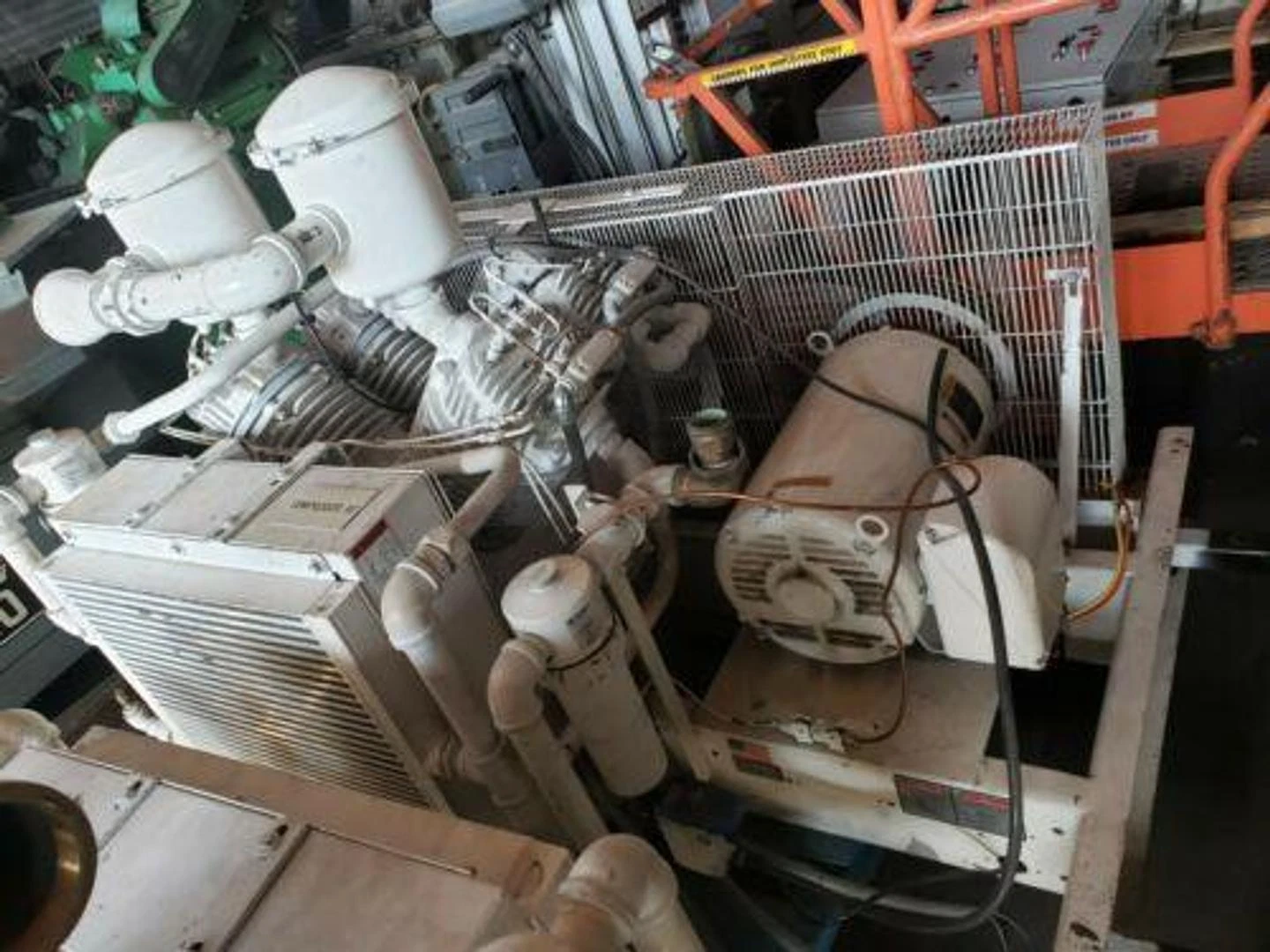 Quincy #QRDT-30, oil free 2-stage 30 HP reciprocating compressor - Image 6