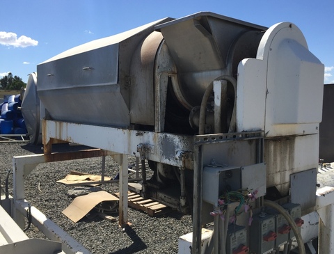 Magnuson #HK-Washer, Scrubber/Peeler/Washer, 90" diameter x 9.5' L, (20) 4" brush rollers, 7.5 HP, 230/460V - Image 2