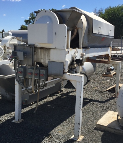 Magnuson #HK-Washer, Scrubber/Peeler/Washer, 90" diameter x 9.5' L, (20) 4" brush rollers, 7.5 HP, 230/460V - Image 4