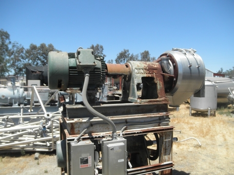 Manzini #TE30, Turbo Finisher, 4" opening, 6" liquid discharge, 5.5" x 3" solids discharge, 40 HP - Image 1