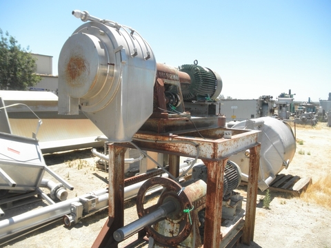 Manzini #TE30, Turbo Finisher, 4" opening, 6" liquid discharge, 5.5" x 3" solids discharge, 40 HP - Image 3