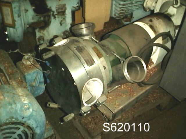 4" Kontro #PAS60/S11, Pump/Flipper, 4" Inlet x 4" Outlet, 70 GPM, 3 HP, 7 to 100 RPM, 175 PSI - Image 2