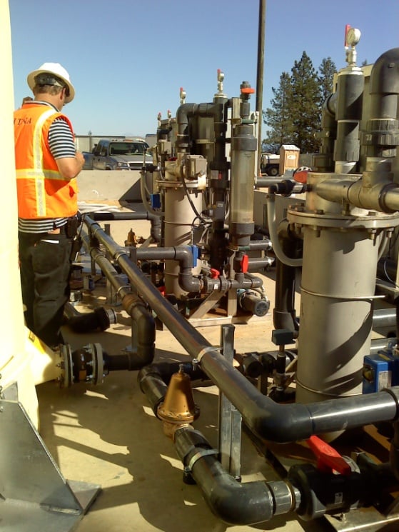 Polymer Mix and Pumping System #L6-3000-15P, 15 GPH of neat, 3000 GPH of dilution water, 300 GPM, 60" H x 34" - Image 2
