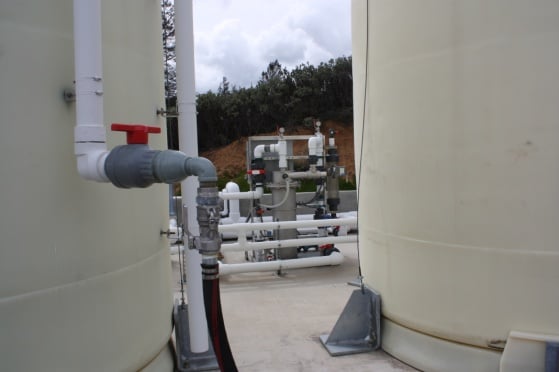 Polymer Mix and Pumping System #L6-3000-15P, 15 GPH of neat, 3000 GPH of dilution water, 300 GPM, 60" H x 34" - Image 4