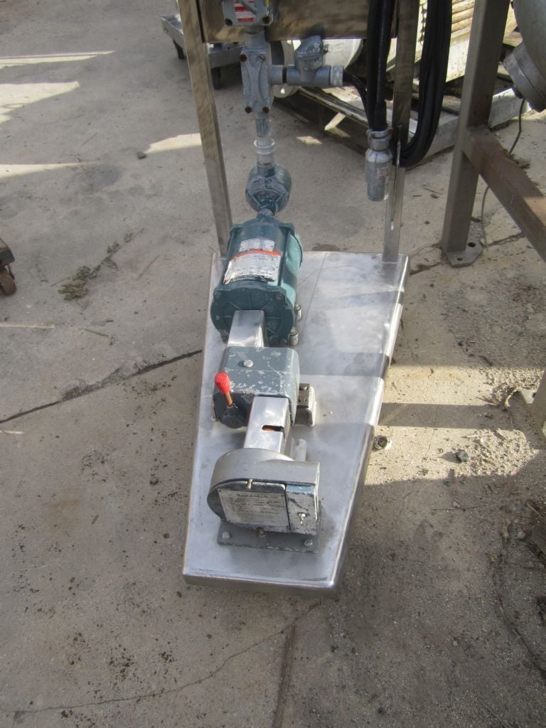 Randolph #610, Peristaltic Pump, 1/2" tube rated 190 GPH @ 400 RPM, 1/4 HP, 115 V, 1725 RPM - Image 1