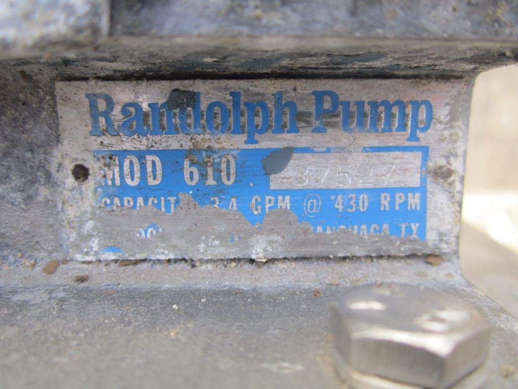 Randolph #610, Peristaltic Pump, 1/2" tube rated 190 GPH @ 400 RPM, 1/4 HP, 115 V, 1725 RPM - Image 4