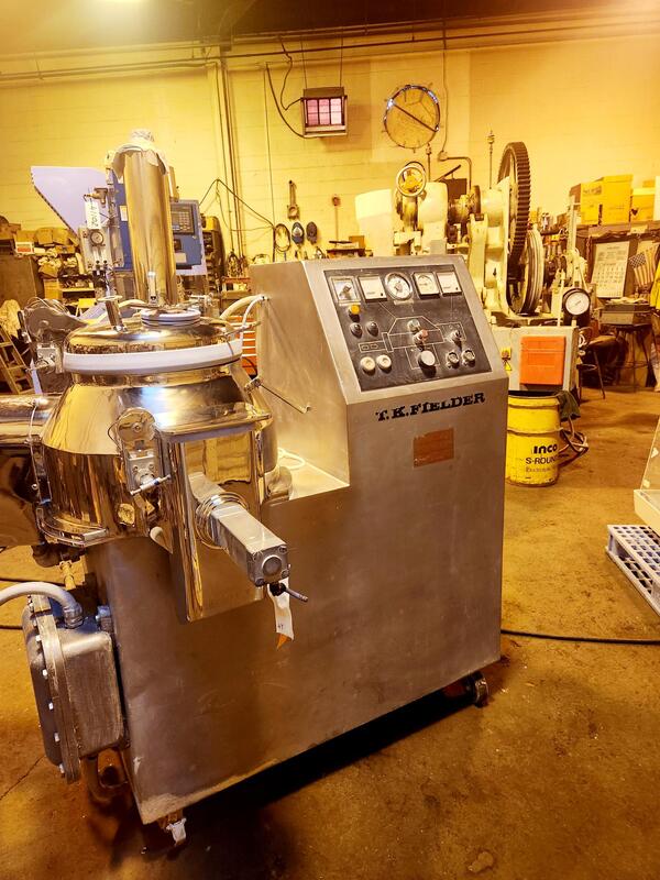 T.k. Fielder #PMA65, Mixer Granulator, 65 Liter, jacketed bowl, bottom blade, (1 available) chopper - Image 2