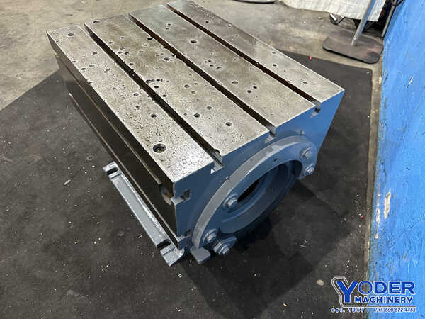 T-slotted universal box table, 22" x 30" x 24", table tilts - Image 8