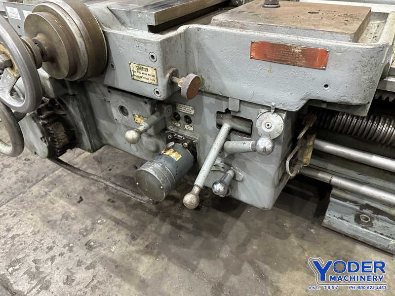 51-1/2" x 84" LeBlond #4025-42NK, heavy duty lathe, 42" swing over cross slide, 36" face plate, 30 HP, 1974 - Image 5