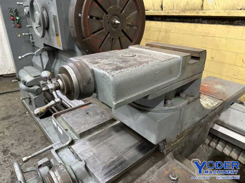 51-1/2" x 84" LeBlond #4025-42NK, heavy duty lathe, 42" swing over cross slide, 36" face plate, 30 HP, 1974 - Image 6