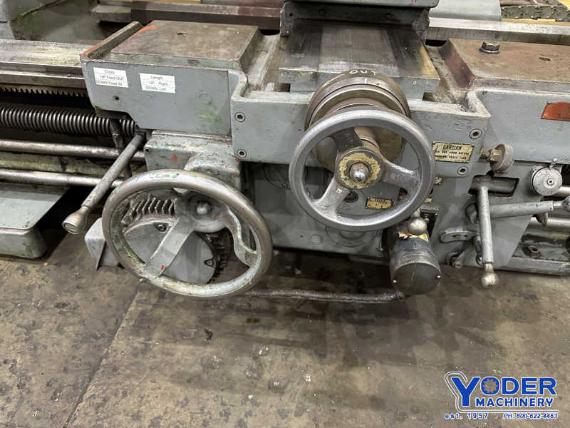 51-1/2" x 84" LeBlond #4025-42NK, heavy duty lathe, 42" swing over cross slide, 36" face plate, 30 HP, 1974 - Image 8