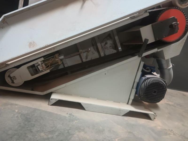 12" x 140" Comec #LON-LS, horizontal belt sander, 12" diameter Drum, 220/440 V., 3-phase, 1990 - Image 5