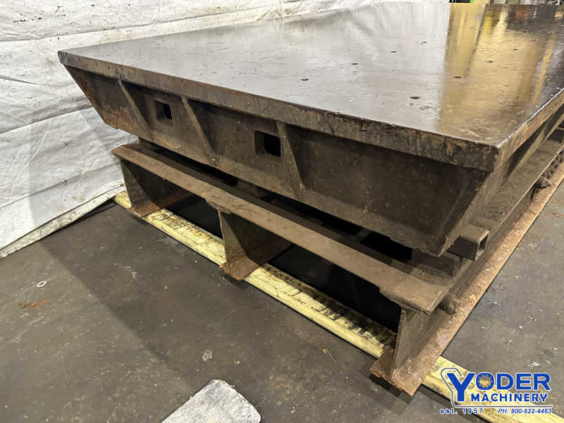 8.6' L x 5.6' width x 2" thickness Steel welding table, 12" H - Image 3