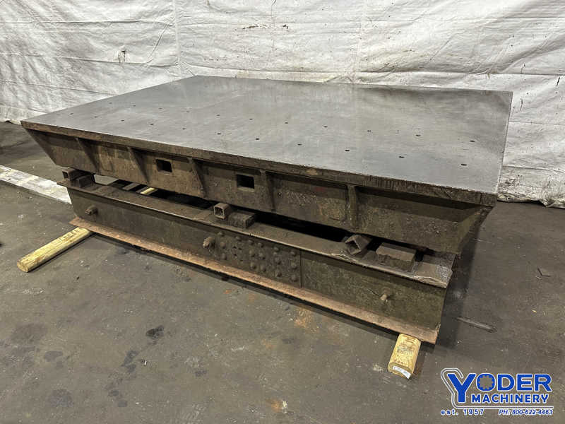 8.6' L x 5.6' width x 2" thickness Steel welding table, 12" H - Image 8