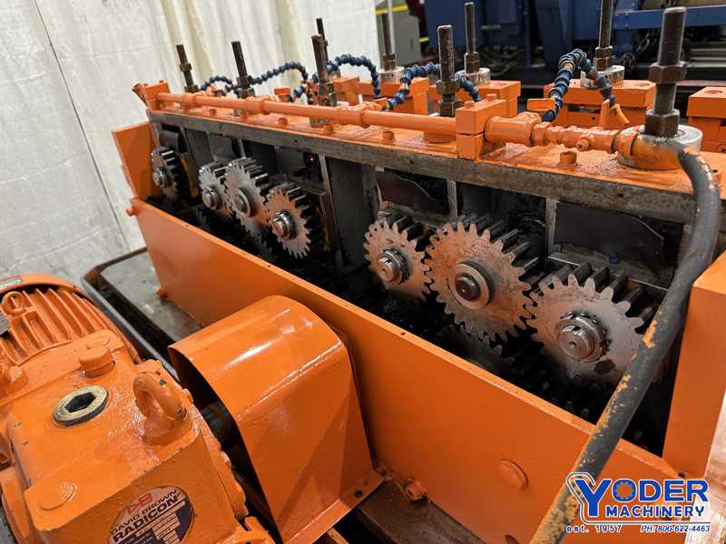 5 Stand, Samco, rollformer, 12" roll space, 9" horizontal centers, 1-1/2" spindle diameter, 10 HP - Image 5