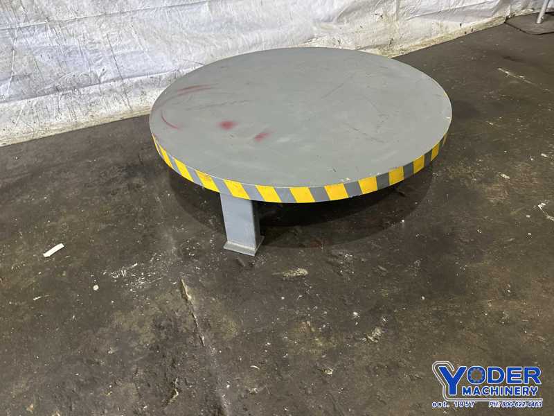 3500 lb. Custom #3500, horizontal pallet type uncoiler, 47" table diameter, drag brake - Image 5