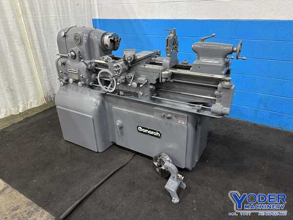 10" x 30" Monarch #EE, engine lathe, 5.5" swing over cross slide, 3 & 4-jaw chuck, coolant, chip pan, thread - Image 1