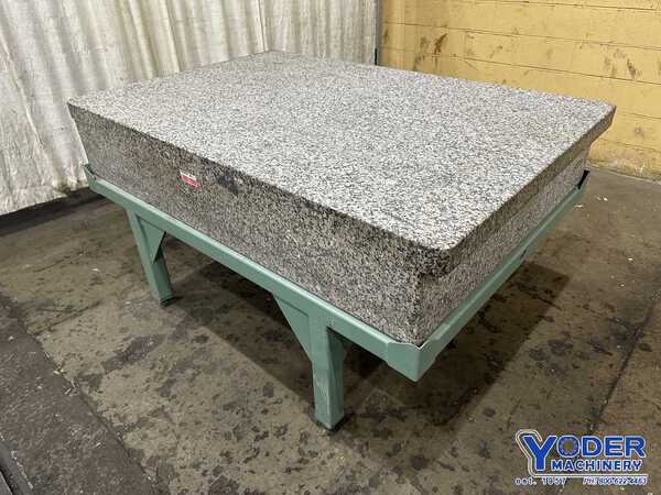 48" x 72" x 12" Surface Combustion plate, gray black, sits on 4 leg steel stand - Image 9
