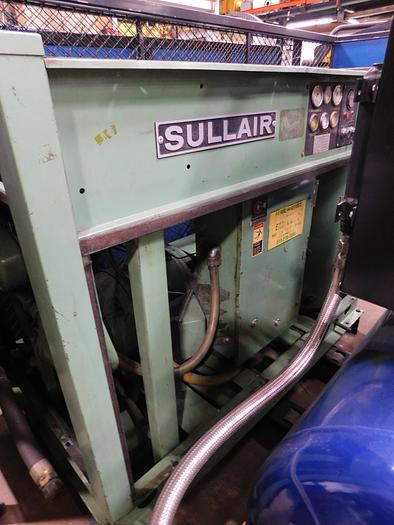 160 cfm, 110 psi, Sullair #12B-40L, rotary screw air compressor, 40 HP, 1984 - Image 2