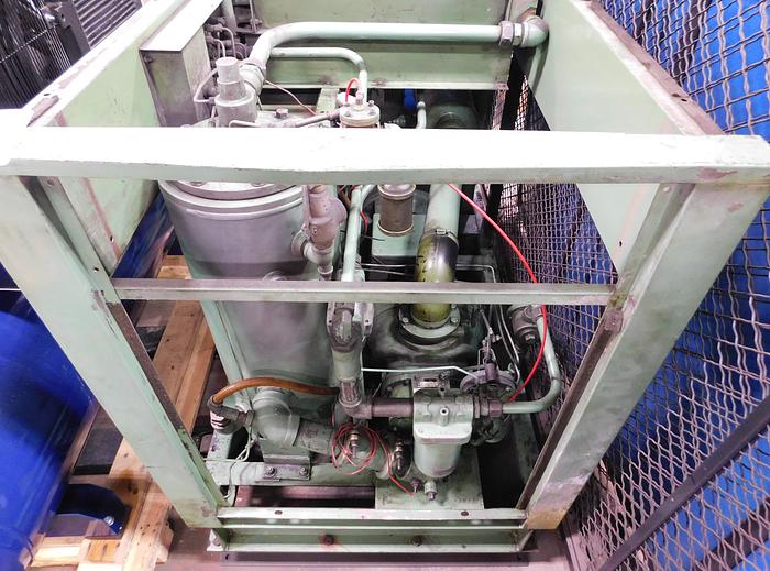 160 cfm, 110 psi, Sullair #12B-40L, rotary screw air compressor, 40 HP, 1984 - Image 5