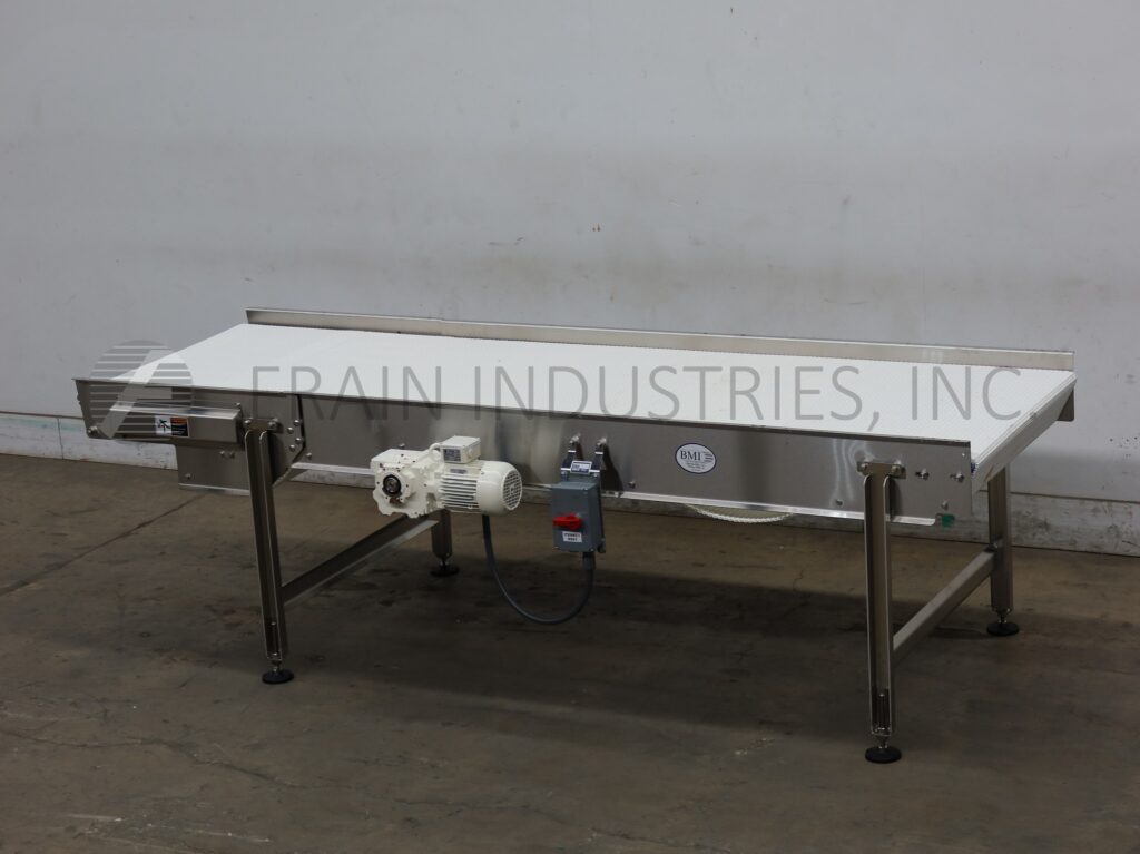 36" wide x 10' long, BMI, retracting nose, Stainless Steel conveyor, 3/4 HP drive - Image 5
