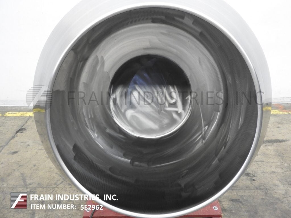 42" Lakso #101, Stainless Steel coating pan, 42" ID, 34" deep, 24" access opening, 1 HP variable speed drive - Image 2