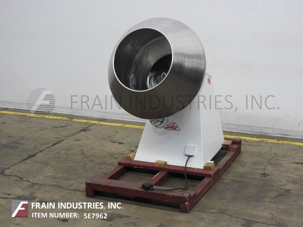42" Lakso #101, Stainless Steel coating pan, 42" ID, 34" deep, 24" access opening, 1 HP variable speed drive - Image 5