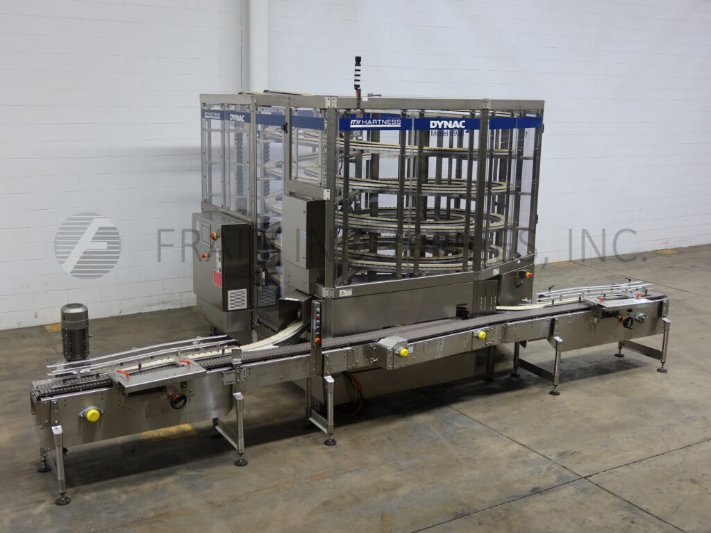 Hartness #6930, dynac pressureless accumul, with 7-1/2" wide table top conveyors - Image 1