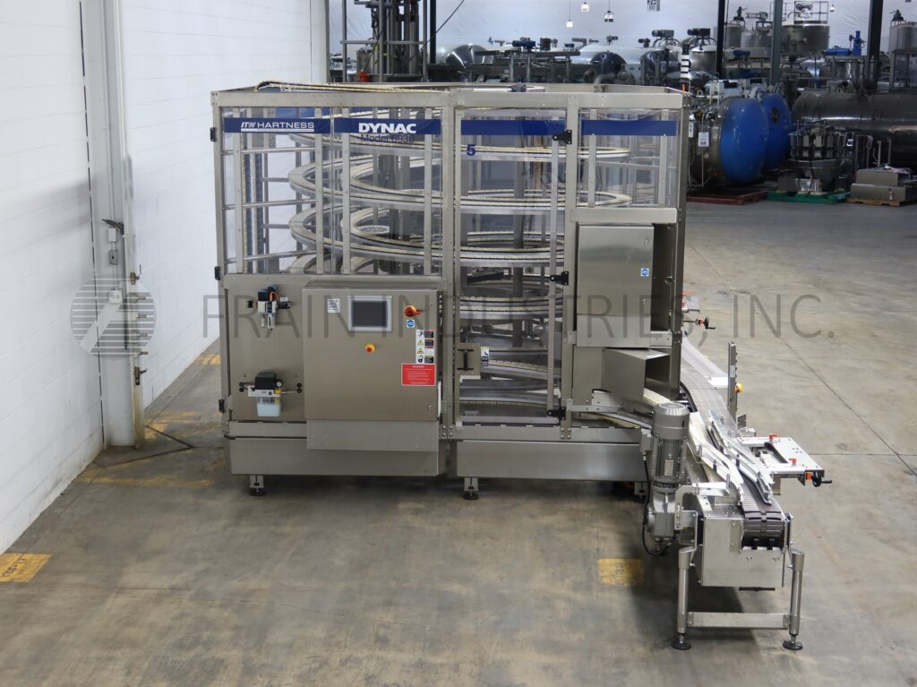 Hartness #6930, dynac pressureless accumul, with 7-1/2" wide table top conveyors - Image 3