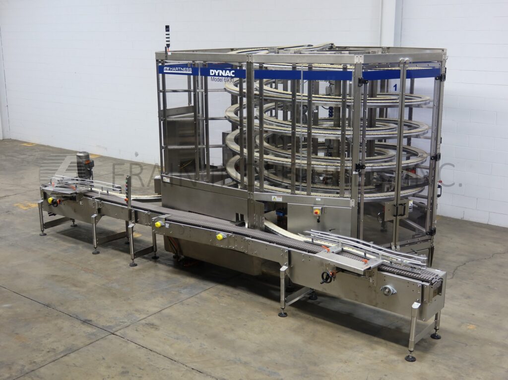 Hartness #6930, dynac pressureless accumul, with 7-1/2" wide table top conveyors - Image 5