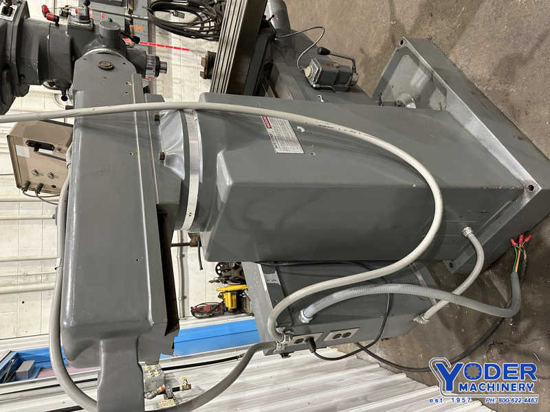 Lagun, ram type vertical mill, 9" x42" table, 2 HP, Mini Wizard 2-Axis digital read out, one shot lube - Image 10