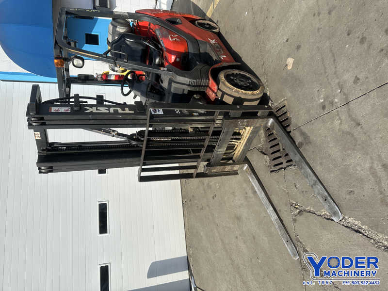 5000 lb. Tusk #500CG-16, LP gas forklift, 188" lift height, 42" fork length, side shift, 2008 - Image 2