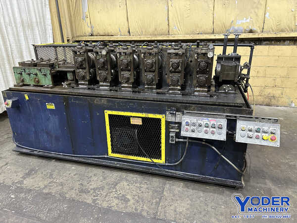 6 Stand, Dahlstrom #550-6-OB rollformer, 2" shaft diameter, 6" roll space, 11" horizontal center, 10 HP - Image 1