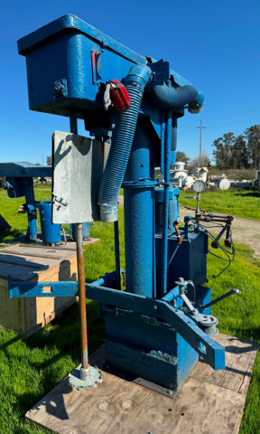 Myers, Dispersion Mixer, 1.5" diameter Shaft, w/7" diameter Dispersion blade, 74" clearance when fully - Image 1