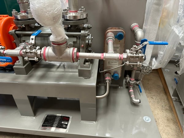 Flowserve #LPHR-25007-AB-AHF-4B-4, Liquid Ring Vacuum Pump, 100 TORR inlet, 14.70 PSIA discharge, 3 HP, 3500 - Image 8