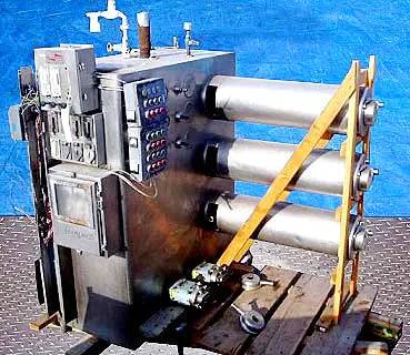 Waukesha Cherry Burrell #V-603, 3-Barrel Vogt Freezer, Ammonia refrigerant, (3) 6" diameter x 48" L Tubes, 15 - Image 3