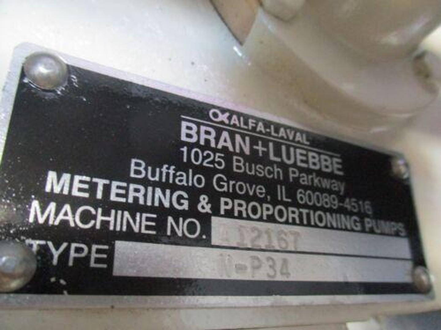 Alfa Lava / Bran & Luebbe #N-P34, pumping system w/micro motion flow - Image 3