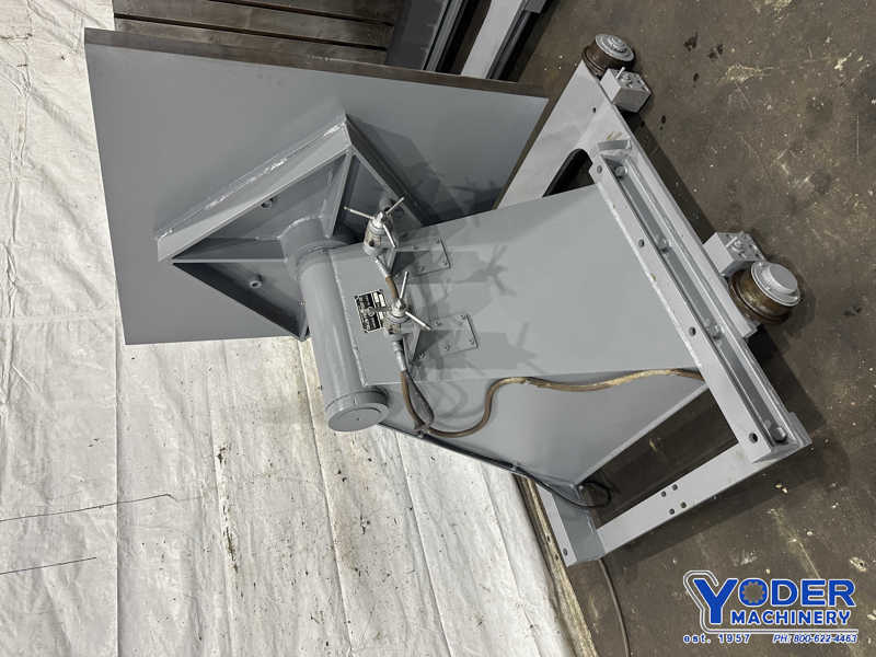 6000 lb. Cullen-Friestedt #HS-60, tailstock welding positioner, 42" x42" T-slotted table, 3 HP - Image 3