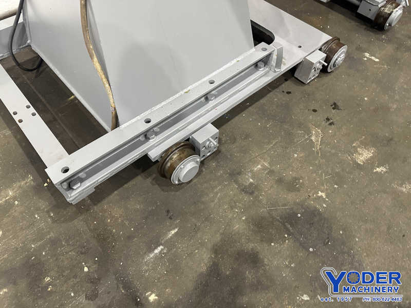 6000 lb. Cullen-Friestedt #HS-60, tailstock welding positioner, 42" x42" T-slotted table, 3 HP - Image 4