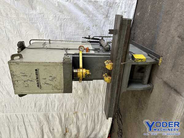 75 Ton, Hannifin #S-75-84-12-4-1-SP, hydraulic straightening press, 12" stroke, 10" throat, 10 HP - Image 1