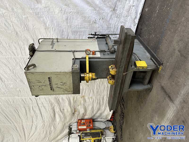 75 Ton, Hannifin #S-75-84-12-4-1-SP, hydraulic straightening press, 12" stroke, 10" throat, 10 HP - Image 2