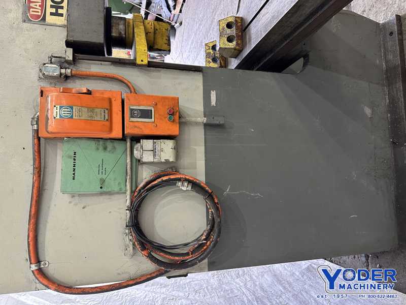 75 Ton, Hannifin #S-75-84-12-4-1-SP, hydraulic straightening press, 12" stroke, 10" throat, 10 HP - Image 7